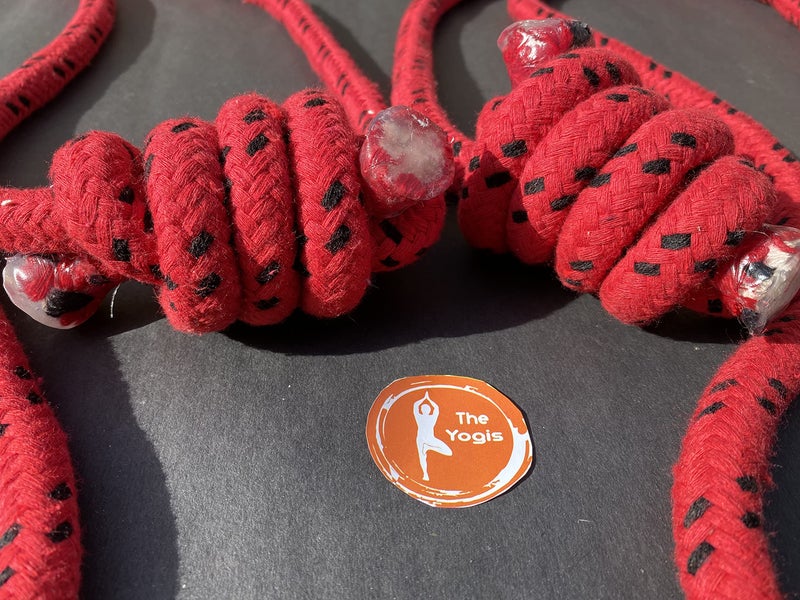 The Yogis™ Iyengar Wall Yoga Ropes Long Size (14MM - COTTON) Set of - 2 Ropes - Image 4