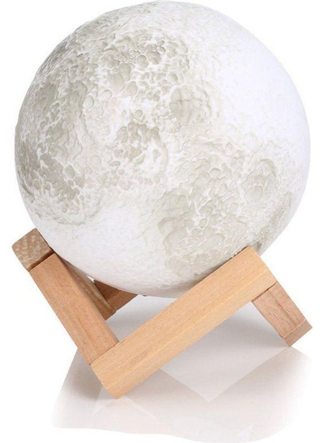 3D Led Moon Night Lamp Moon Light Base Table Desk Light Magical Gift Touch Sensor multicolour 15cm - Image 2