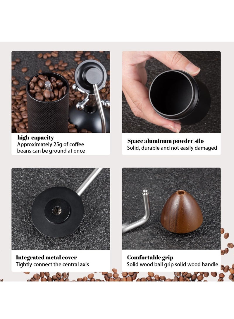 Manual Coffee Grinder,Hand Coffee Grinder with 7 Stainless Steel Conical Burr for Drip Coffee, Capacity 25g ,French Press,Pour Over,Turkish Brew,especially for Espresso Commercial Coffee Maker - Image 5