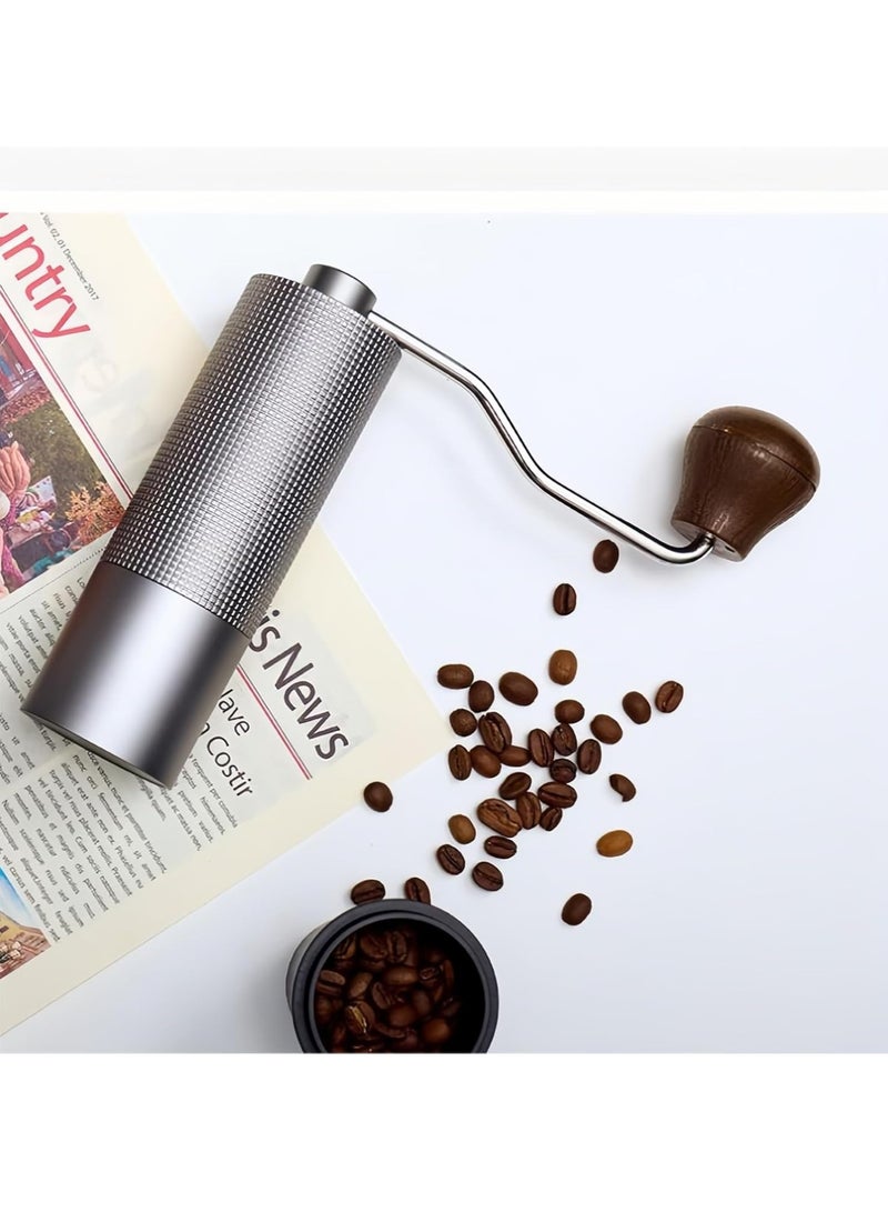 Manual Coffee Grinder,Hand Coffee Grinder with 7 Stainless Steel Conical Burr for Drip Coffee, Capacity 25g ,French Press,Pour Over,Turkish Brew,especially for Espresso Commercial Coffee Maker - Image 2