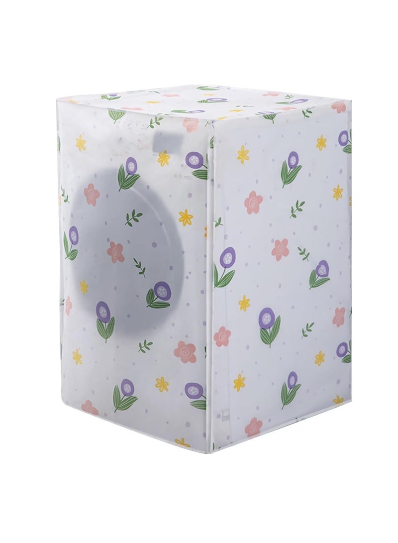 Practical Ghasalat Washing Machine Cover Egyptian Style Heavy Duty Fabric Front Load Automatic Machine Cover Random Design Keeps Away Water Splashes Dust Humidity - Image 1