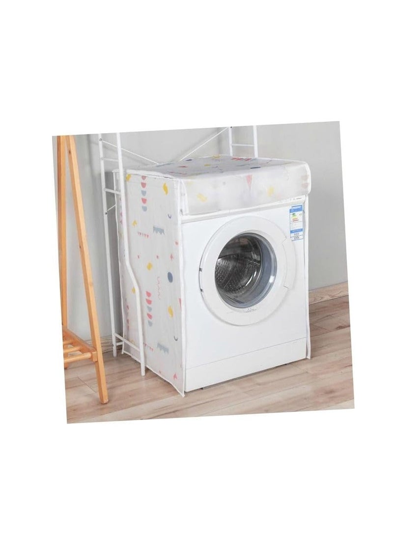 Practical Ghasalat Washing Machine Cover Egyptian Style Heavy Duty Fabric Front Load Automatic Machine Cover Random Design Keeps Away Water Splashes Dust Humidity - Image 4