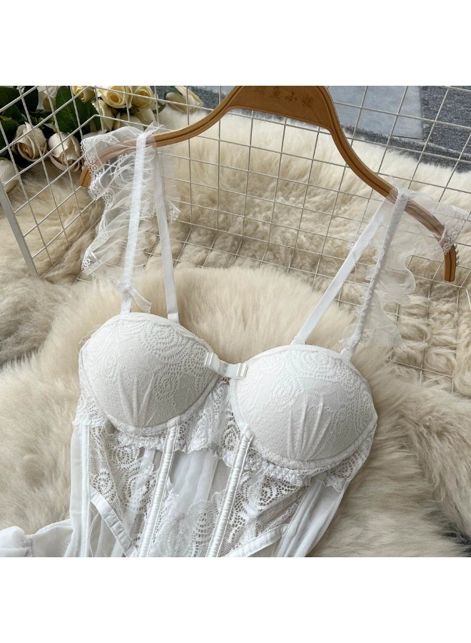 كابريشوس طقم لانجري دانتيل – كورسيه أنيق مع سروال متناسق - Image 3