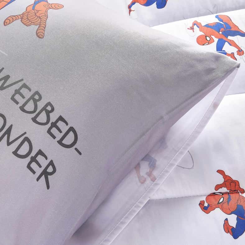 Pan Home طقم لحاف سبايدرمان للأولاد - أحمر ورمادي - Image 5
