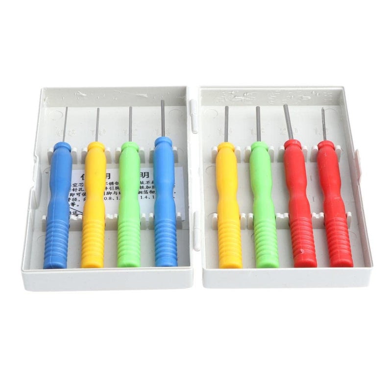 klarako 8 Pieces Hollow Needles Desoldering Tool IC Extraction Tool Set Removal Pin for - Image 1