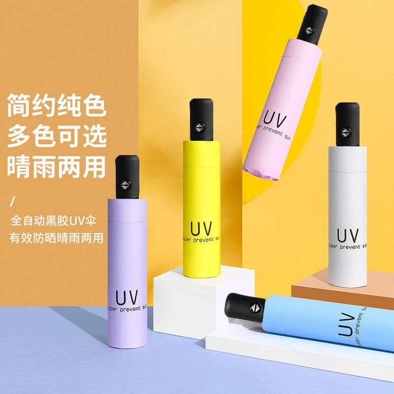 مظلة شمسية قابلة للطي مزدوجة الاستخدام مع حماية من الشمس بتقنية UV، مظلة شمسية للبيع بالجملة - Image 5