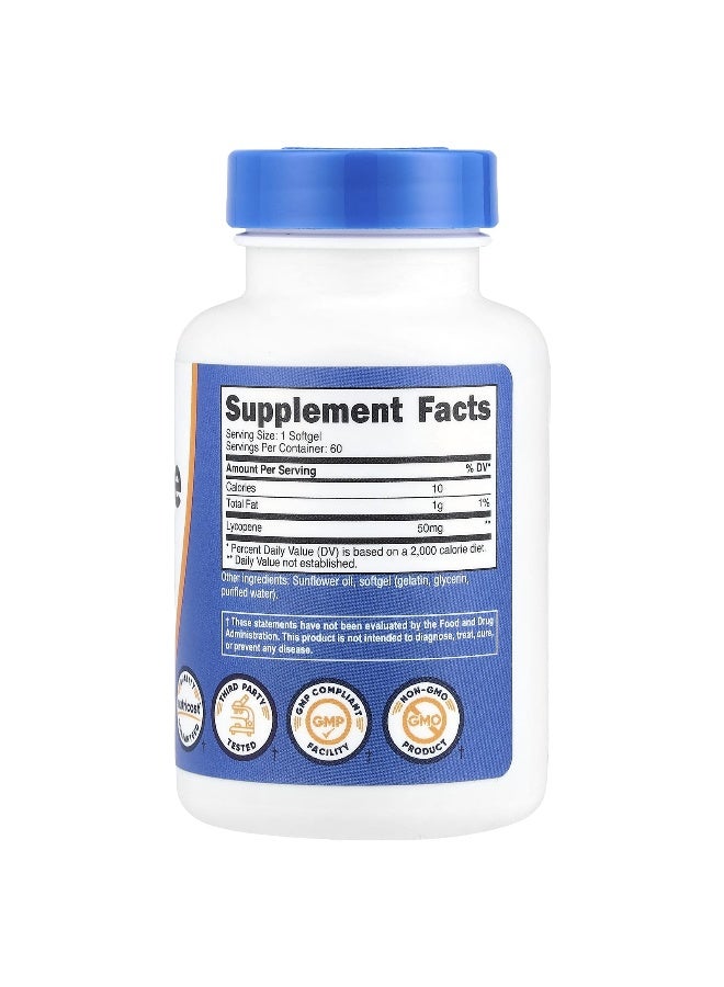 Nutricost, Lycopene , 50 mg , 60 Softgels - Image 2