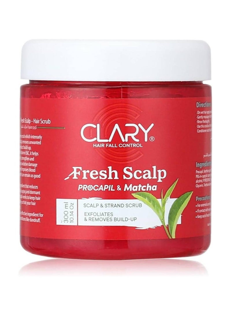 Clary Hair Fall Control Fresh Scalp With Procapil & Matcha - 300 Ml - Image 1