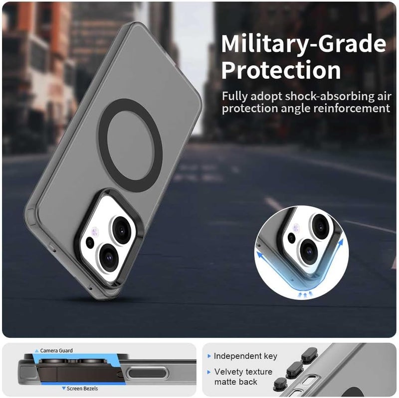 Mingwei Case For Oppo Reno 13F 5G Clear Soft Tpu Shock Absorption Slim Lightweight Shockproof Cover Hybrid Protective Case Black, Reno13 F - Image 1