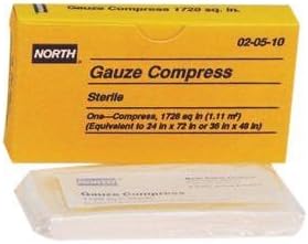 North 020510 by Honeywell 24 X 72 LatexFree Sterile Compress Bandage 1 Per Box 1BX