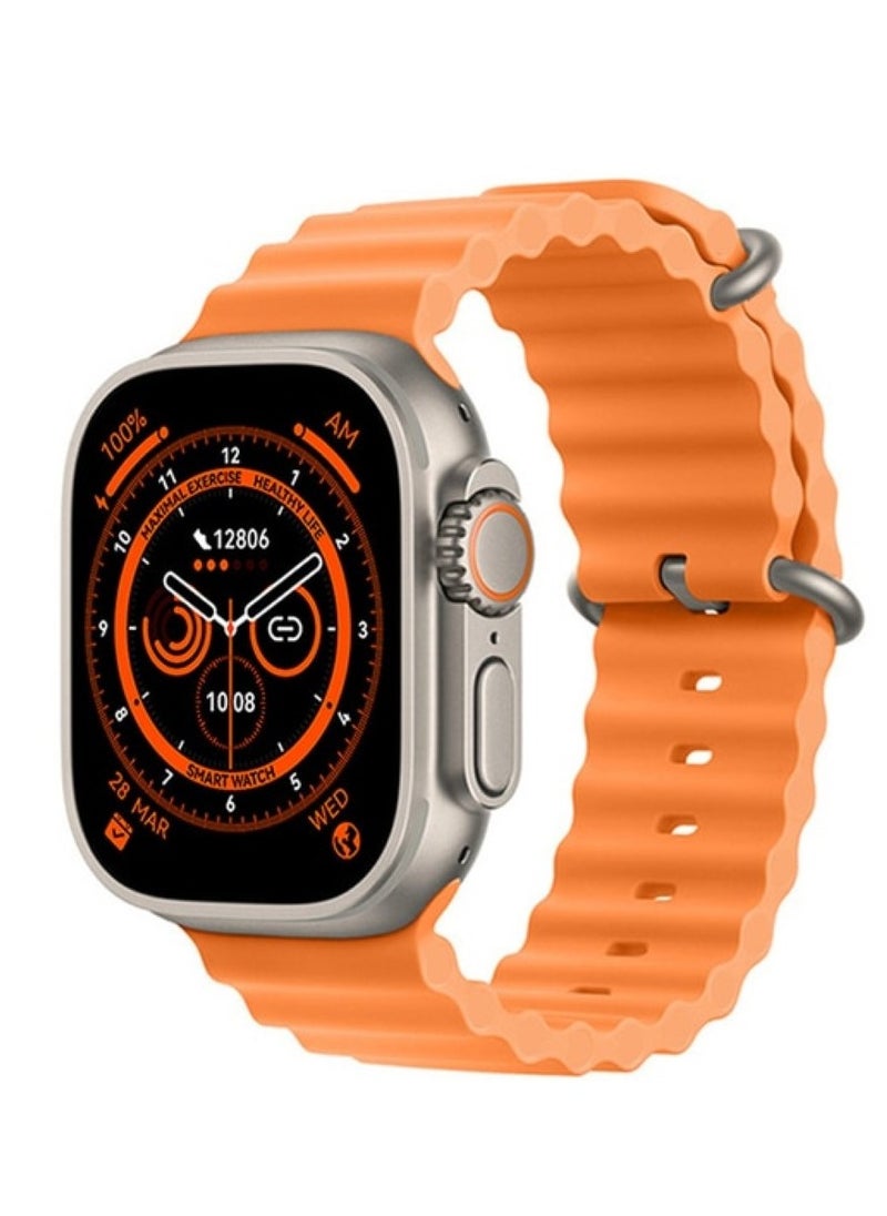 FereFit - Smart Watch WS-X9 ULTRA  Series 2Health Fitness Tracker Sport Watch 49MM-Orange - Image 1