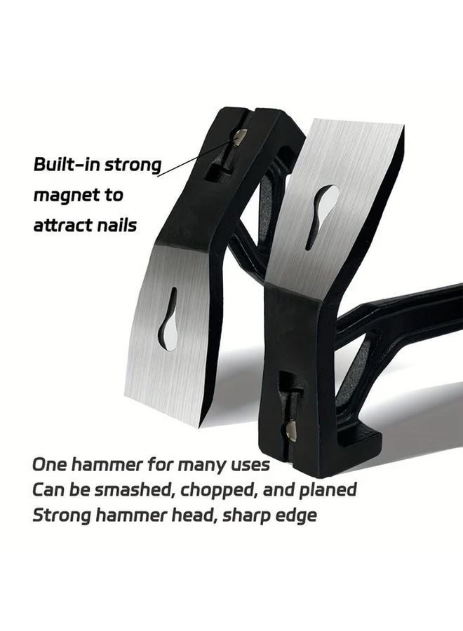 Claw Hammer Garden Hoe 2 In 1 Multi Purpose Heavy Duty Magnetic Hand Tool - Image 4