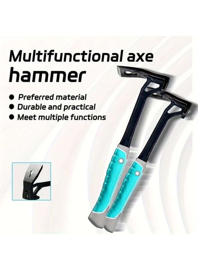 Claw Hammer Garden Hoe 2 In 1 Multi Purpose Heavy Duty Magnetic Hand Tool - Image 2