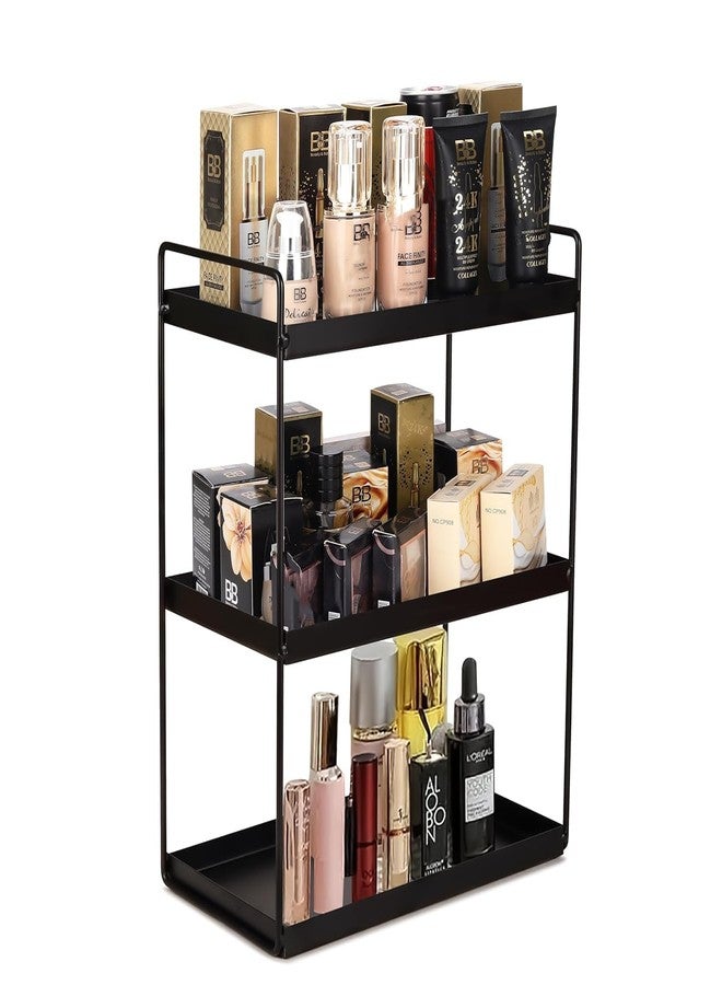 12FOR COLLECTION 3-Tier Metal Dish Rack – Standing Spice Rack Shelf Organizer for Kitchen, Cabinet, Bathroom, Countertop, Dresser – Multipurpose Storage Stand for Home Use - Image 1