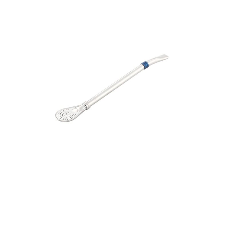 Stainless Steel Straw Spoon Strainer Filter Stirrer and Stirring Spoon - Image 2