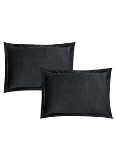 Noomi Sela Double Comforter Set 8 Pcs Engraved Velvet  - Image 2