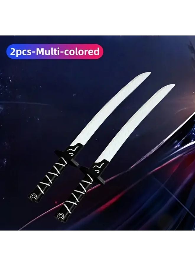 Color Suit Dual Swords Samurai Toy Stable Combined Multi Scene Role Play Action Figure Gift - Image 1