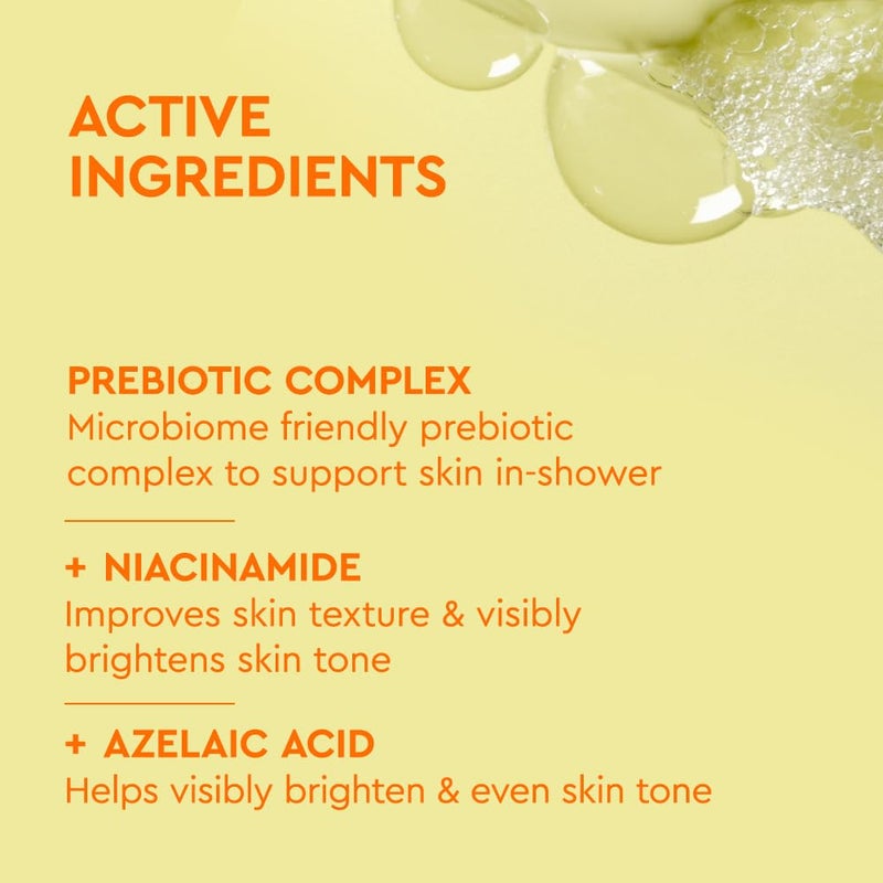 BYOMA Brightening Body Wash - Creamy Formula with Niacinamide & Azelaic Acid for Dull, Dehydrated Skin - Brightens & Evens Tone - Skin Barrier Repair - 16.9 Fl. Oz - Image 4