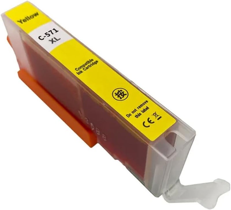 C 571XL Y 1PC Ink Cartridge Compatible with PGI 570 CLI 571 for MG5750 MG5751 MG5752 MG5753 MG6850 TS5050 TS5051 TS5052 Printers - Image 1