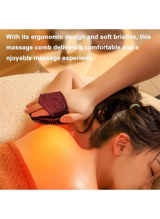 OSHIMA Meridian Massage Brush, Meridian Brush Massage Brush, Beauty Salon Professional Custom Meridian Brush, for Full Body SPA Massager Relaxation, Acupressure Meridian, Scalp Massage - Image 3