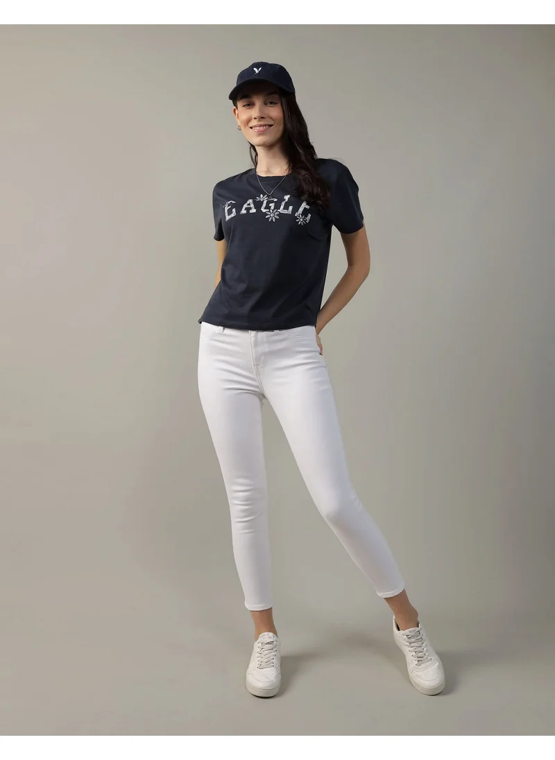 American Eagle Printed Short Sleeve T-Shirt