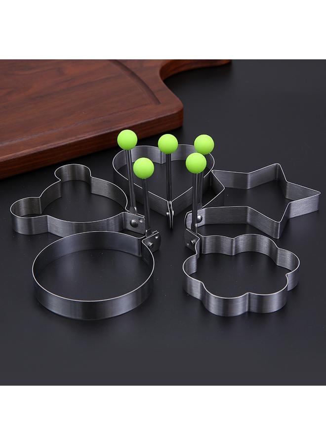 Bluejw Stainless Steel Egg Omelet Creative Kitchen Gadget Heart-shaped DIY Fried Egg Non-stick Dessert Cake Mold Wholesale - Image 2