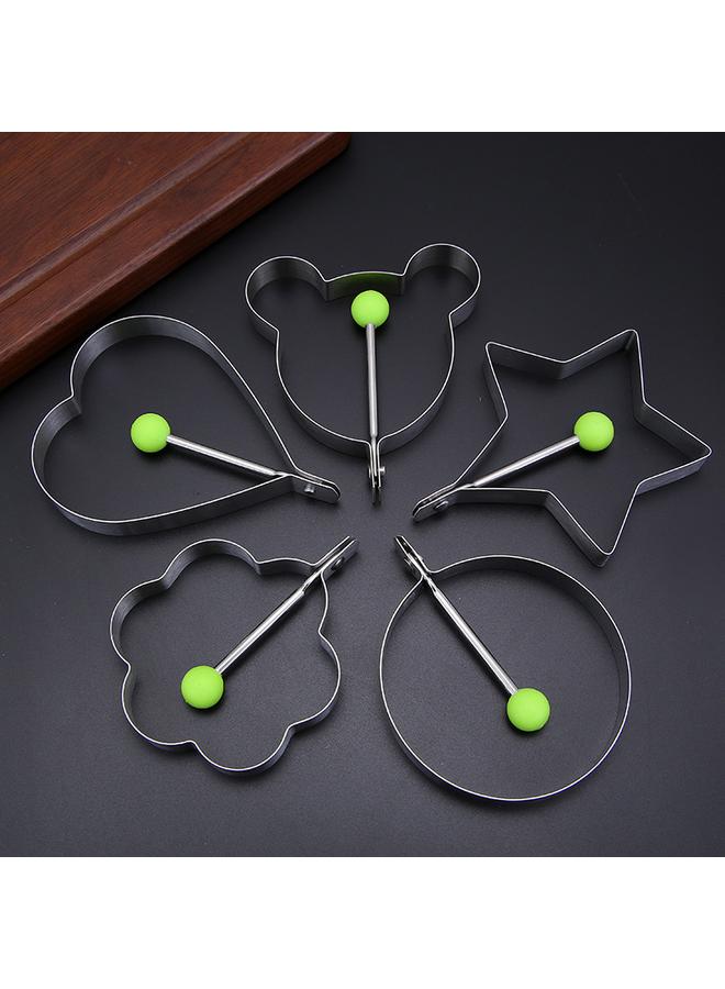 Bluejw Stainless Steel Egg Omelet Creative Kitchen Gadget Heart-shaped DIY Fried Egg Non-stick Dessert Cake Mold Wholesale - Image 3