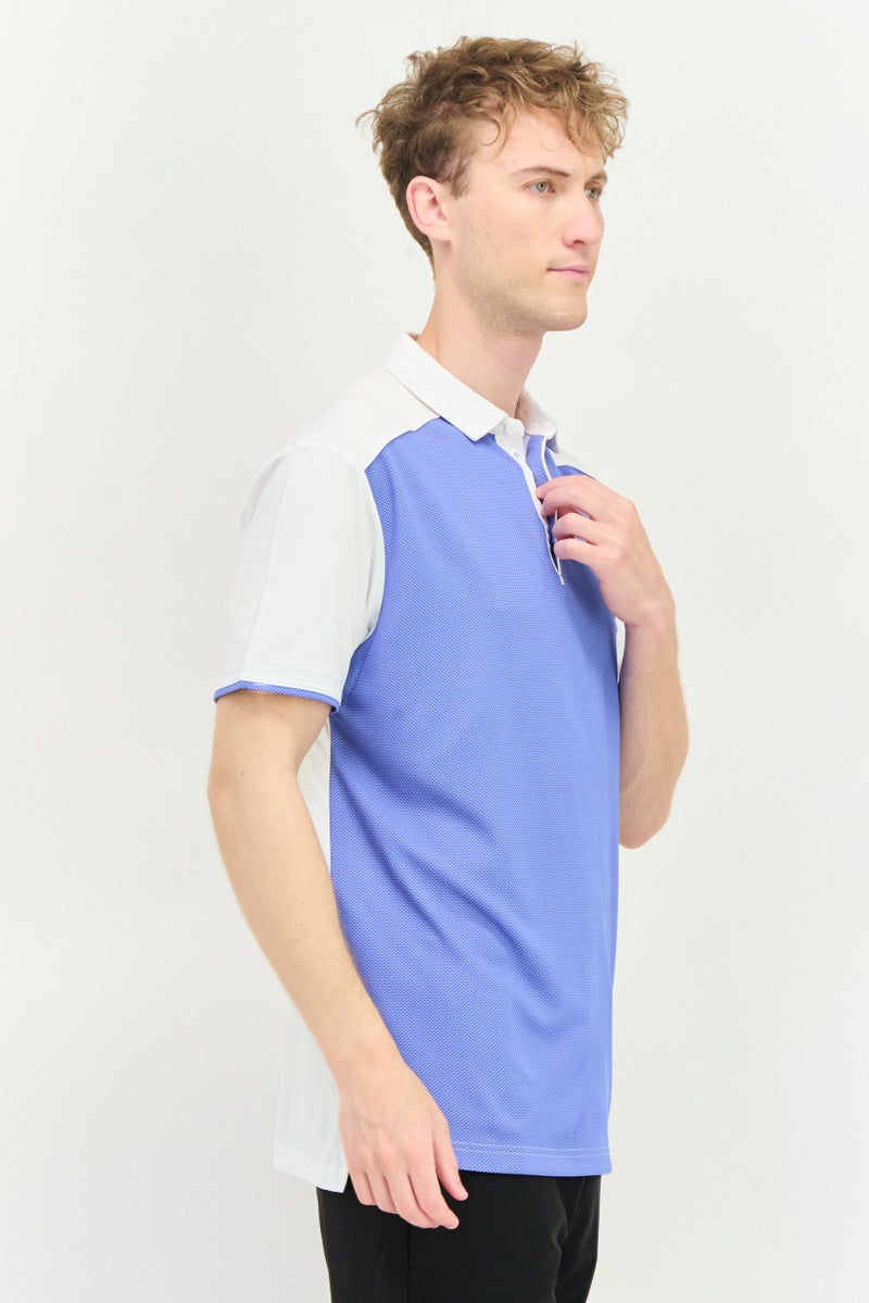 HEAD Men Sportswear Fit Short Sleeves Golf Polo Shirt, Multicolor - Image 3