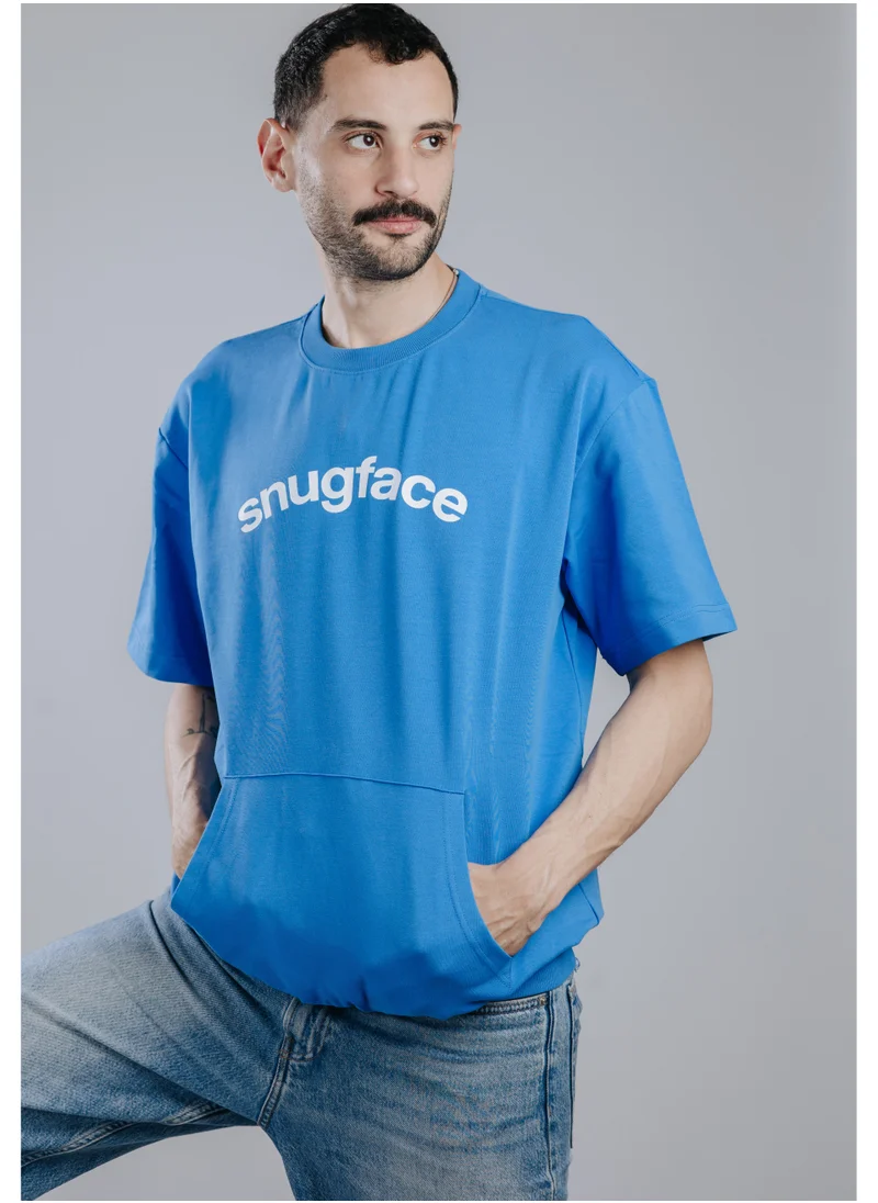 سناج فيس Snugface The Hooshee Oversized Tshirts, Blue, SF15-1BLU-L