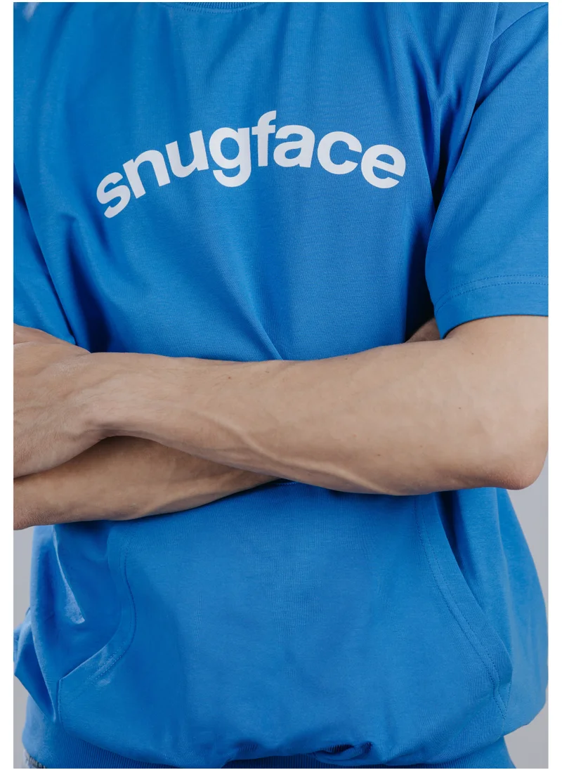 سناج فيس Snugface The Hooshee Oversized Tshirts, Blue, SF15-1BLU-L