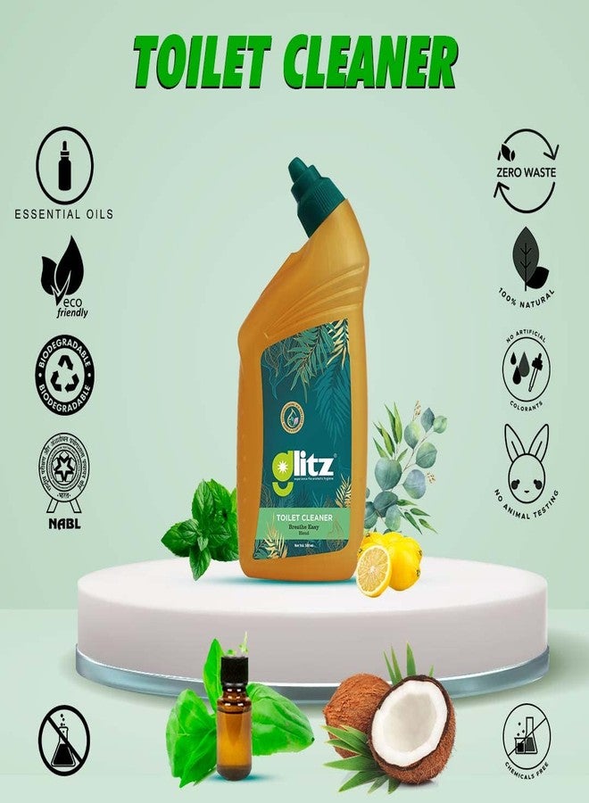 Glitz Toilet Cleaner | Natural Disinfectant | Eco-friendly | Bio-degradable |Breathe Easy Blend of essential oils | 100% Natural Ingredients - Image 5