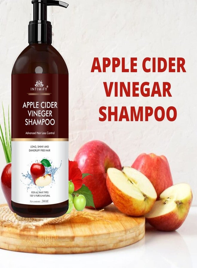 INTIMIFY Apple Cider Vinegar Shampoo for Men & Women 200 ml (Pack of 1) - Image 2
