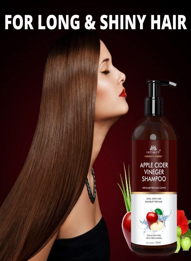 INTIMIFY Apple Cider Vinegar Shampoo for Men & Women 200 ml (Pack of 1) - Image 4