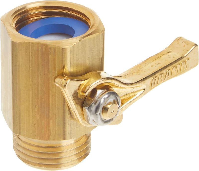 Dramm Heavy-Duty Brass Shut-Off Valve, Single - Image 2