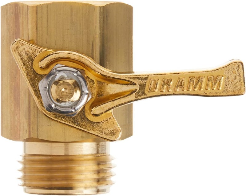 Dramm Heavy-Duty Brass Shut-Off Valve, Single - Image 1