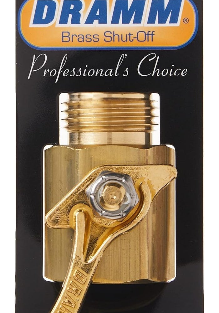 Dramm Heavy-Duty Brass Shut-Off Valve, Single - Image 4
