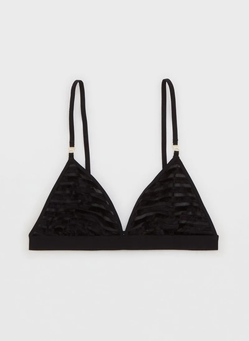 Aerie Triangular Stripe Bralette