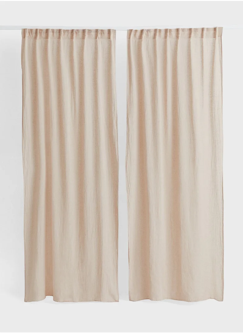 H&M 2-Pack Multiway Linen-Blend Curtains