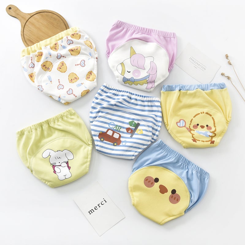 Summer Children'S Toilet Study Pants Baby Training Pants Baby Washable Diaper Pants Cotton Gauze Diaper Pants Explosions - Image 2