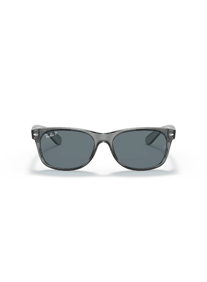 Ray-Ban Unisex Ray-Ban New Wayfarer Classic RB2132 64503R Unisex's Full Rim Square Polarized Sunglasses - Lens Size: 58 mm - Image 2