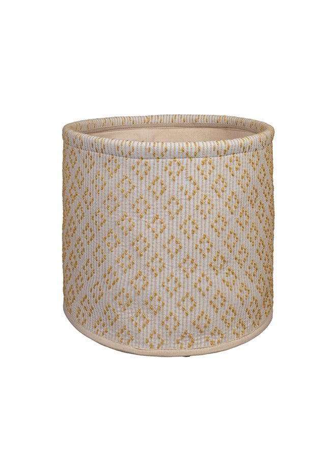 N & H Eco Friendly Handmade Cotton Fabric Planter Pots for Home Décor, Indoor Balcony, Living Room, Bedroom (Yellow) - Image 5