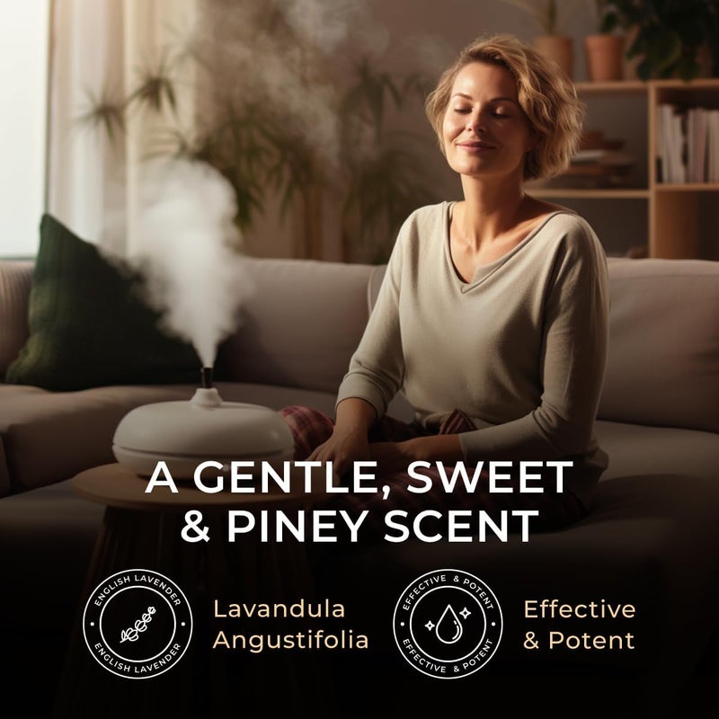 Gya Labs English Lavender Essential Oil for Diffuser - 0.34 Fl Oz - English Lavender Oil for Skin, Hair & DIY Candle Making Scent - Image 3