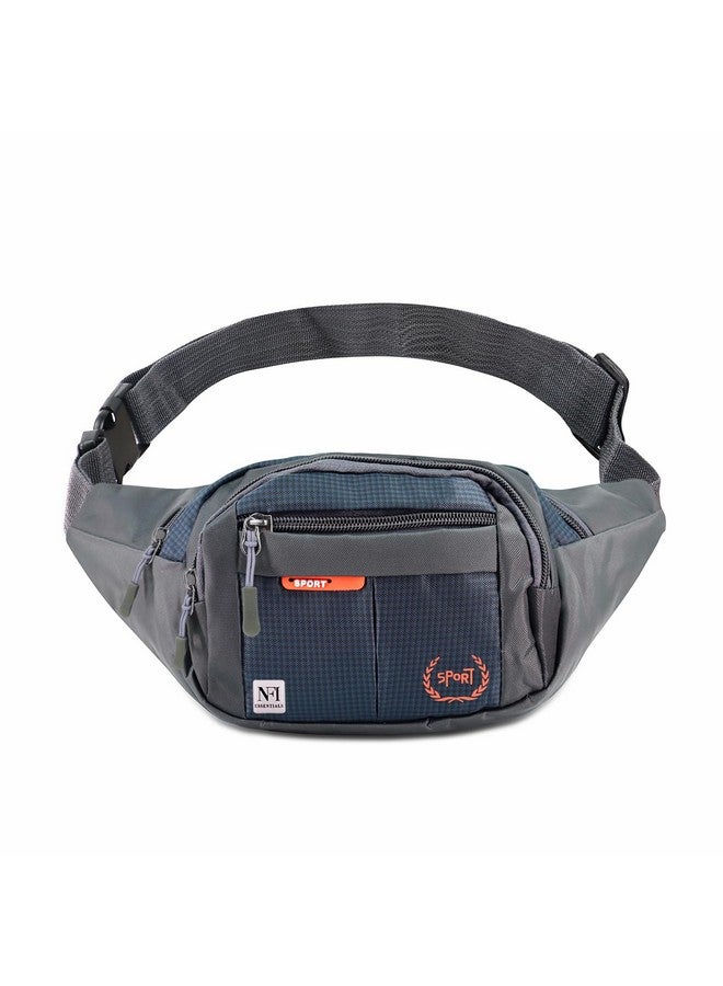NFI essentials Waist Chest Bag for Men Women Belt Sling Pouch Crossbody Unisex Crossover Fanny Pack One Side Travel Hiking Zip Bag Multipurpose Adjustable Strap Shoulder Running Money Phone Bag - Image 1