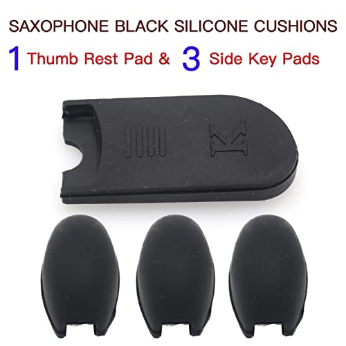 Cheerock Universal Saxophone Thumb Rest Cushion and Palm Key Risers - Alto, Tenor, Soprano Sax Accessories With Finger Rest Pad - Image 2