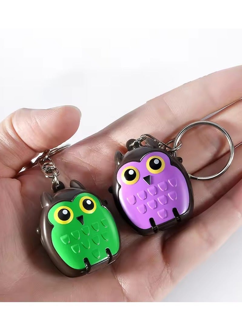 Goolsky Mini Folding Nail Scissors, Single Set with Keychain, Hanging Decoration, Anti-Splash, Knife, Owl, Household - Image 5