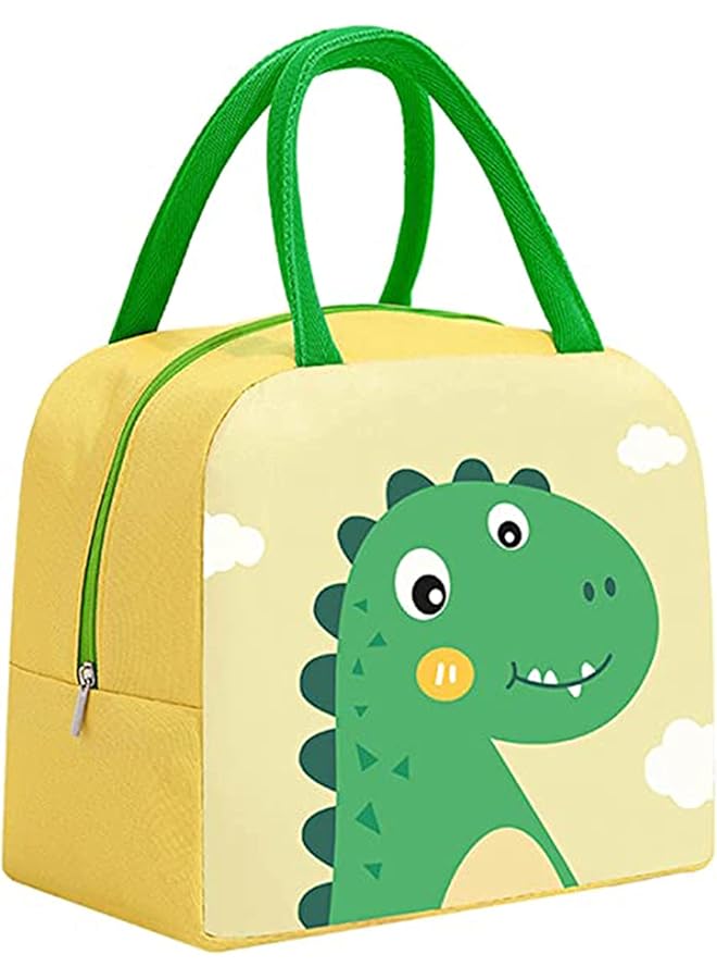 كاست ويف حقيبة غداء ناعمة معزولة للأطفال، حقيبة غداء مقاومة للماء للبالغين، حقيبة تبريد معزولة بألوان كرتونية للأطفال، حقيبة حمل محمولة، حقيبة تخزين طعام للنساء والرجال والعمل والمدرسة والنزهات - Image 1