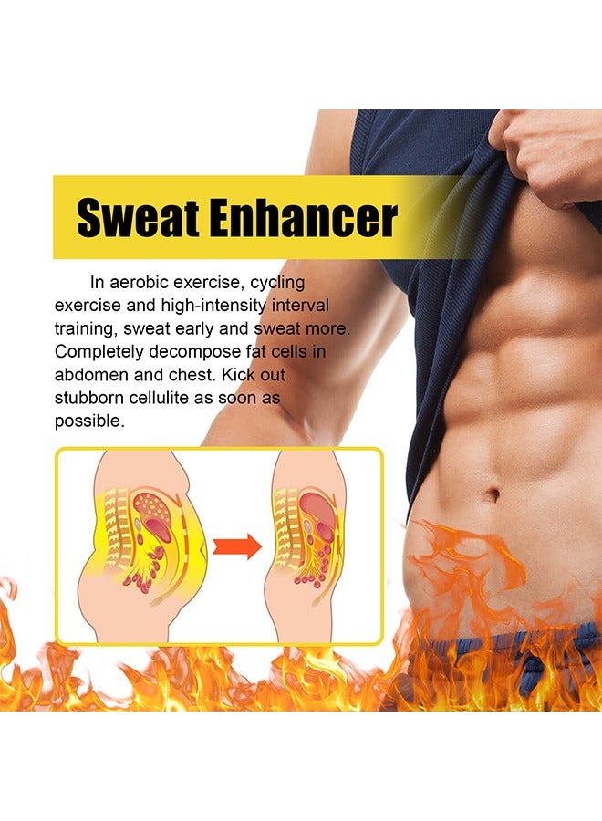 OUHOE Muscle Builder- Hot Cream For Belly Fat Burner, Cellulite Cream For Thighs, Sweat Cream For Women Men Weight Loss, Cellulite Cream For Thighs Belly Firming Legs Slimming Cream 40g - Image 2