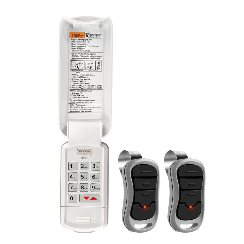 Avisontek GK-BX G3T-BX Wireless keyless Intellicode Genie Garage Door Opener Keypad & Remoteã€10-Year-Warrantyã€‘ - Image 1