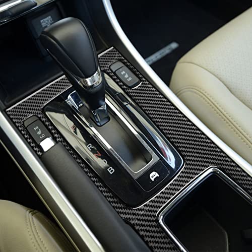 NVCNX Real Premium Carbon Fiber Compatible with Honda 9th Gen Accord 2013 2014 2015 2016 2017 SE LX Sport EX EX-L Touring Hybrid Accessories Car Center Console Gear Shift Panel Cover Interior Trim - Image 4