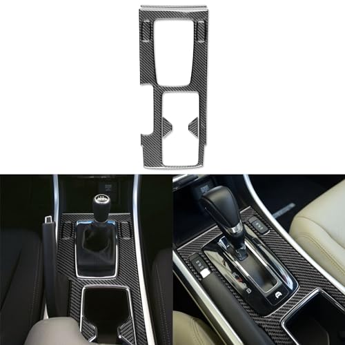 NVCNX Real Premium Carbon Fiber Compatible with Honda 9th Gen Accord 2013 2014 2015 2016 2017 SE LX Sport EX EX-L Touring Hybrid Accessories Car Center Console Gear Shift Panel Cover Interior Trim - Image 1